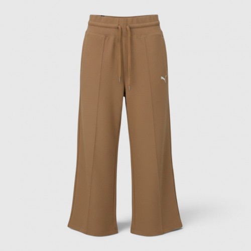 Γυναικείο Puma Wide Leg Παντελόνι Φόρμας – Μπεζ / Pre-Owned